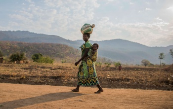 Women in Malawi carrying Marys Meals