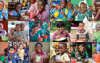 Images of children who receive Mary's Meals
