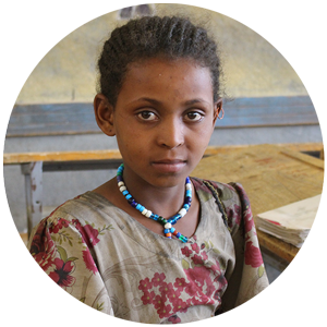 Image of a child in Ethiopia