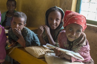 Children in the conflict area of Tigray