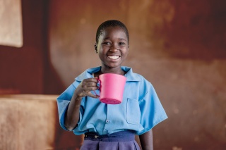 Child in Zambia with Marys Meals
