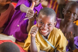Happy child in Malawi