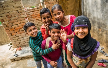 Children in India supported by Marys Meals