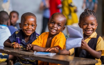 Liberian children in class