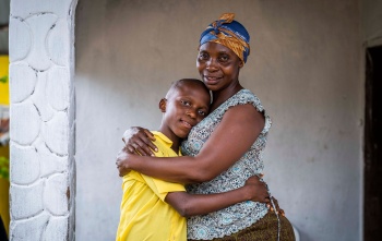 Grandmother and child in Liberia