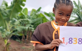 Mary's Meals are now feeding 1.8 million children every school day