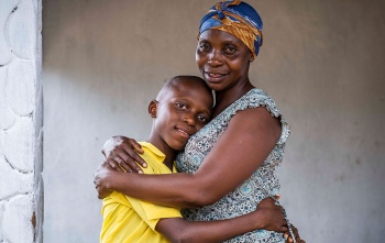 Grandmother and chid from Liberia