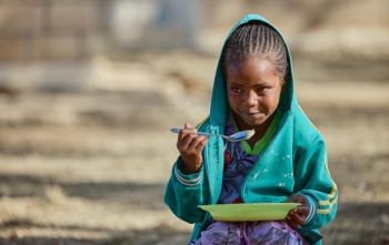 Image of a child in Ethiopia