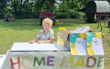 Young fundraiser Ethan