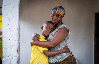 Grandmother and child in Liberia