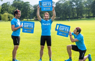 Mark Beaumont helps with Mary's Meals double the love inline