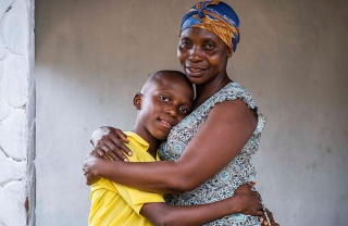 Grandmother and chid from Liberia