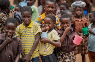 An image of children in Malawi