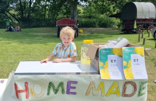 Young fundraiser Ethan