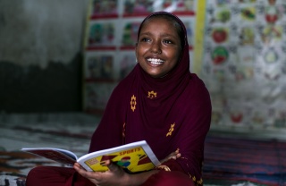 11-year-old Rubina from India