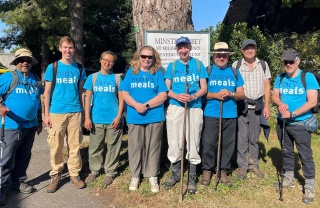Image of Mary's meals supporters enjoying their walk