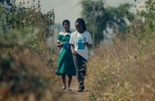 Image of Lettie walking in Malawi