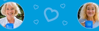 Emma and Sophie helping Mary's Meals Double the Love
