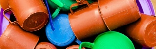mugs to be used for serving school meals