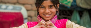 Child in India who receives Marys Meals