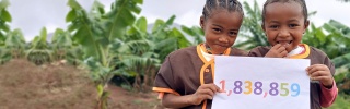 Mary's Meals are now feeding 1.8 million children every school day