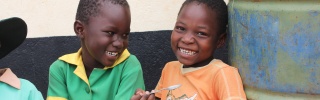 Children in Zimbabwe enjoying Marys Meals