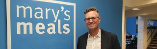 Matt Barlow, the executive director for Mary's Meals UK 