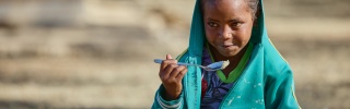 Image of a child in Ethiopia