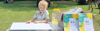Young fundraiser Ethan
