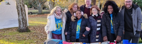 A group of Marys Meals volunteers