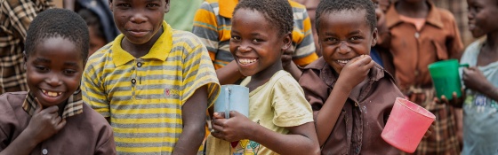 An image of children in Malawi