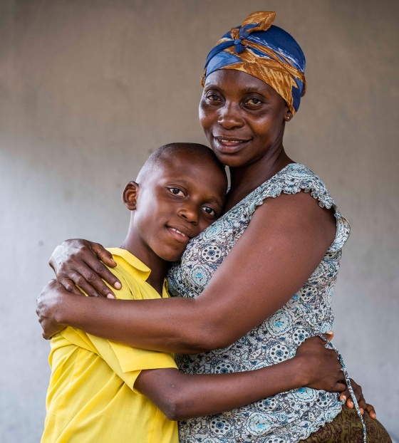 Grandmother and chid from Liberia