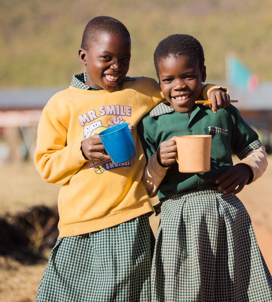Image of children in Zambia