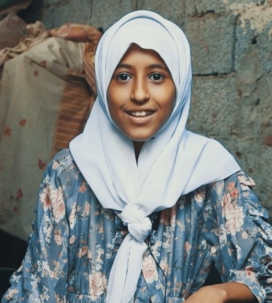 school girl in Yemen