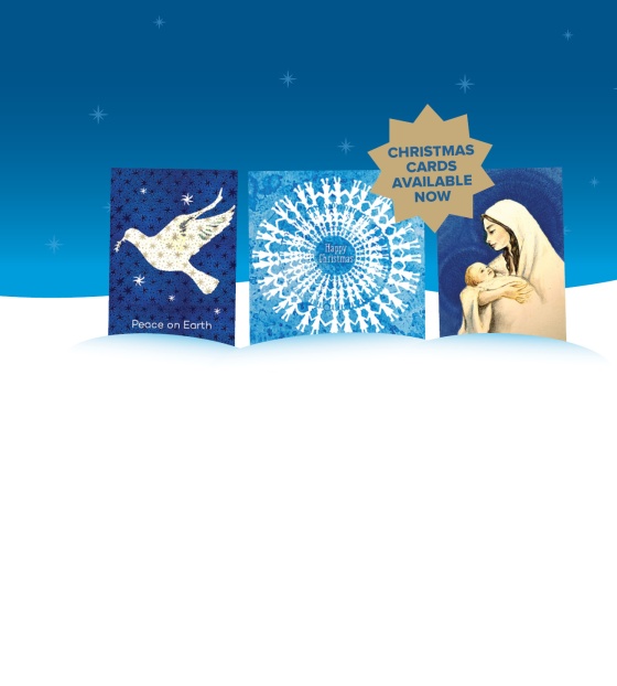Image of the new Mary's Meals Chrsitmas cards