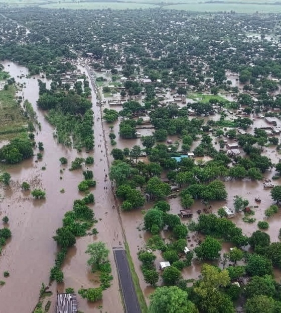 Image of Malawi after flooding