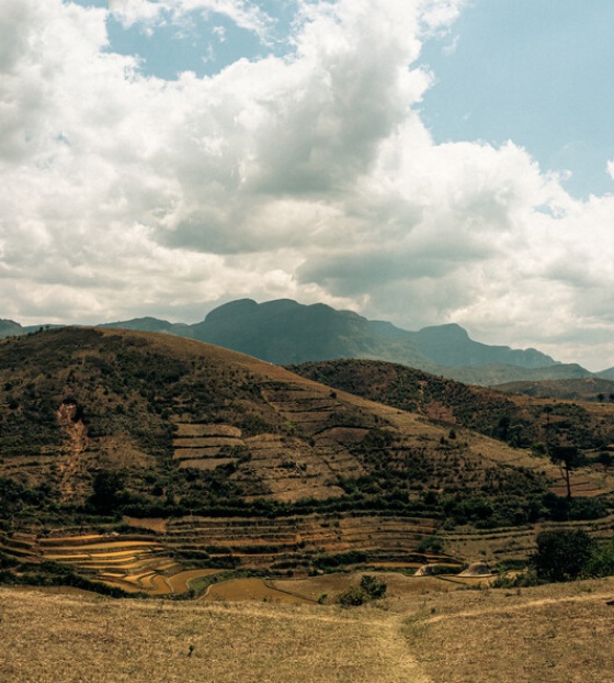 Dramatic landscape in Madagascar