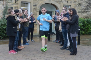 Runner fundraising for Marys Meals