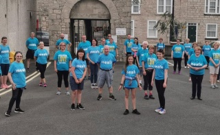 Marys Meals supporters taking part in Step by Step