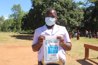 Mary's Meals feeding children in Malawi