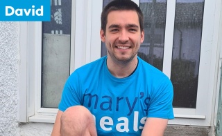 David raised money for hungry children