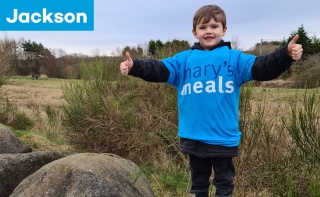 Jackson raised money for hungry children