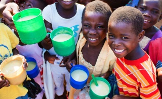 Happy children with their Marys Meals