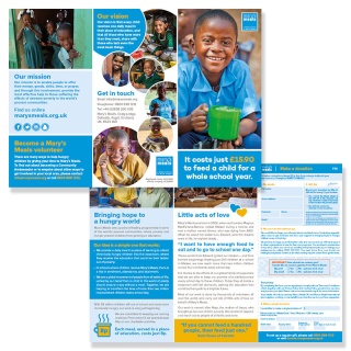 Mary's Meals leaflet thumbnail
