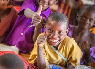 Happy child in Malawi