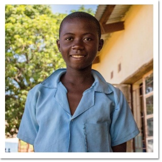 Mazyopa from Zambia who enjoys Mary's Meals every school day