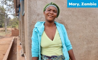 Mary, mother and volunteer cook from Zambia