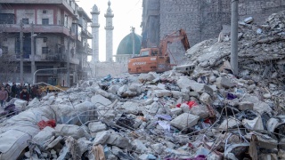 Aftermath of earthquakes in Syria