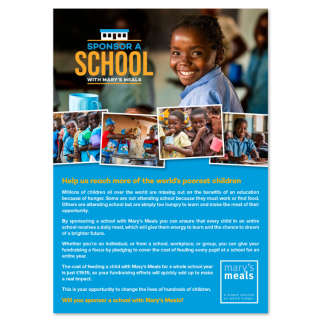 Sponsor A School leaflet thumbnail
