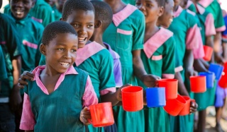 Work for us_Mary's Meals_Children With Food